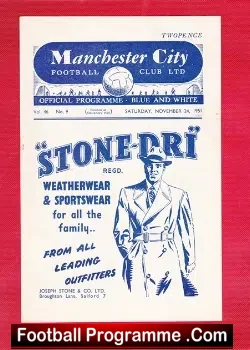 Manchester City v Newcastle United 1951
