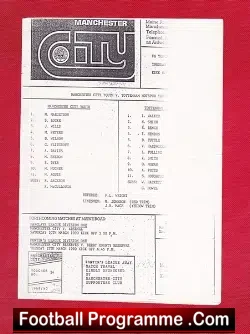 Manchester City v Tottenham 1990 – Print Error Youth Cup
