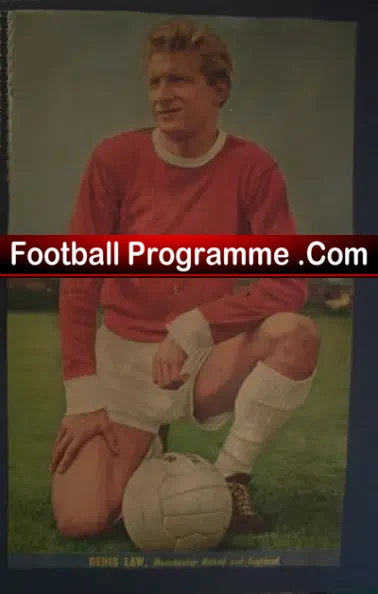 Manchester United Denis Law Signed Picture – Large