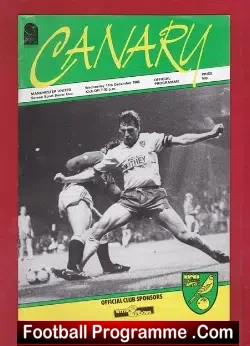Norwich City v Manchester United 1985