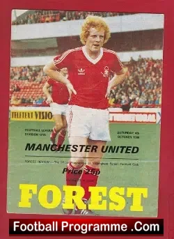 Nottingham Forest v Manchester United 1980