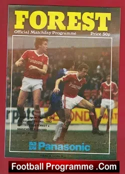 Nottingham Forest v Manchester United 1982