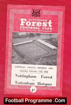 Nottingham Forest v Tottenham 1958 – Busby Babes – Tribute