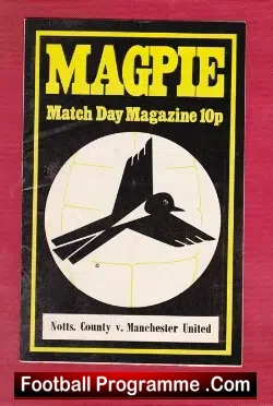 Notts County v Manchester United 1975 – 2nd Division Season