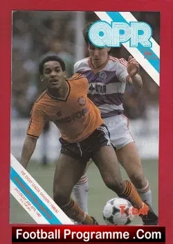 Queens Park Rangers v Manchester United 1987 - football programme