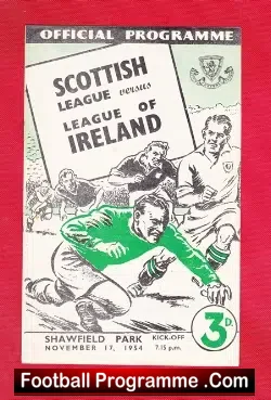 Scotland League v League Of Ireland 1954 – Bauld Hearts
