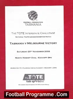 Tasmania v Melbourne Victory 2008 – Australia Football Youth