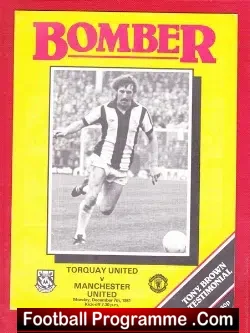 Tony Brown Testimonial Benefit Match Torquay United 1981