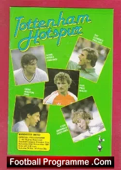 Tottenham Hotspur v Machester United 1981