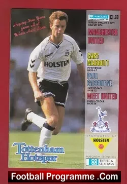 Tottenham Hotspur v Manchester United 1991