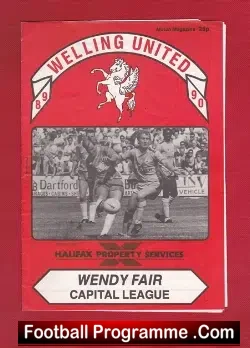 Welling United v Wycombe Wanderers 1990