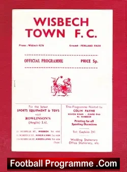Wisbech Town v Haverhill 1977
