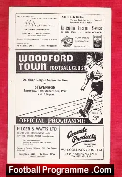 Woodford Town v Grays Athletic 1959