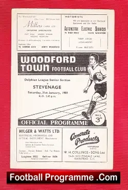 Woodford Town v Stevenage 1959
