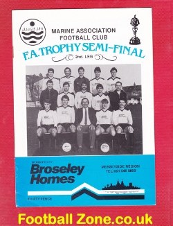 Marine Athletic v Northwich Victoria 1984 – Semi Final