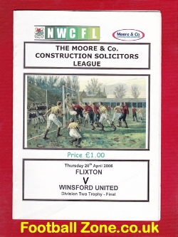 Flixton v Winsford United 2006 – Cup Final