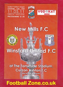 New Mills v Winsford United 2011 – Cup Final