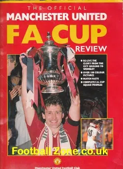 Manchester United FA Cup Review Book 1990