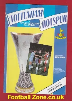 Tottenham Hotspur v Sporting Clube De Braga 1984 - Portugal