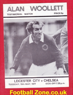 Alan Woollett Testimonial Benefit Match Leicester City 1977