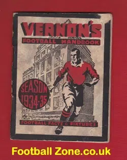 Vernons Football Handbook 1934 - 1935