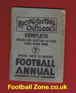 Racing + Football Outlook Annual Handbook 1930 - 1931