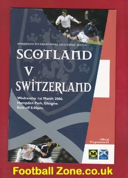 Scotland v Switzerland 2006