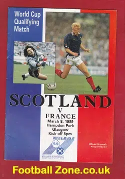 Scotland v France 1989 - Glasgow