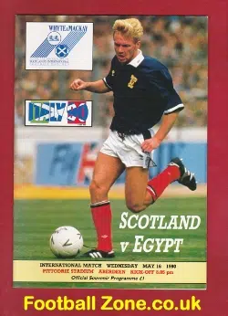 Scotland v Egypt 1990