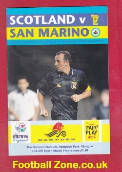 Scotland v San Marino 1995