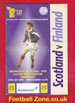 Scotland v Finland 1998