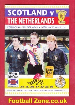 Scotland v Holland 1994
