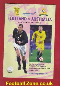 Scotland v Australia 2000