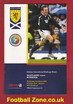 Scotland v Romania 2001