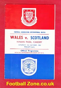 Wales v Scotland 1964 - Jimmy Johnstone & Ron Yeats Debut