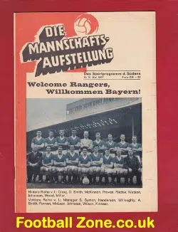 Bayern Munich v Glasgow Rangers 1967 – Germany – ECWC Final