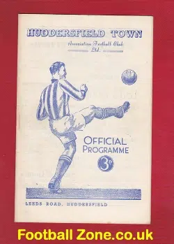Huddersfield Town v Burnley 1953