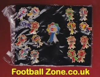Euro 96 Football Badges – Complete Set
