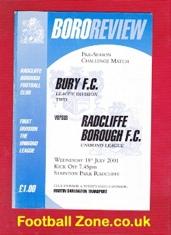 Radcliffe Borough v Bury 2001 – Stainton Park