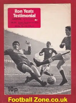 Ron Yeats Football Testimonial Benefit Liverpool FC 1974