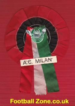 AC Milan Football Club Football Rosette 1960s – Italy