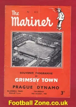 Grimsby Town v Prague Dynamo 1958