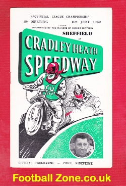 Cradley Heath Speedway v Sheffield 1962