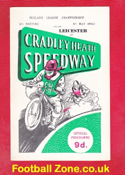 Cradley Heath Speedway v Leicester 1962