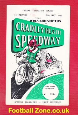 Cradley Heath Speedway v Wolverhampton 1962