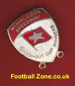 Wimbledon Speedway Badge 1970s
