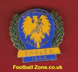 Eastbourne Speedway Badge 1986