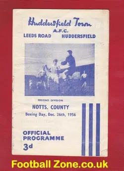 Huddersfield Town v Notts County 1956 - Denis Law 1st Home Match