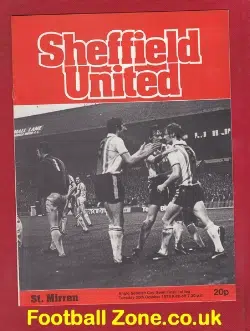 Sheffield United v St Mirren 1979 – Anglo Scottish Cup