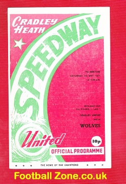 Cradley Heath Speedway v Wolverhampton 1974 – Midland Cup